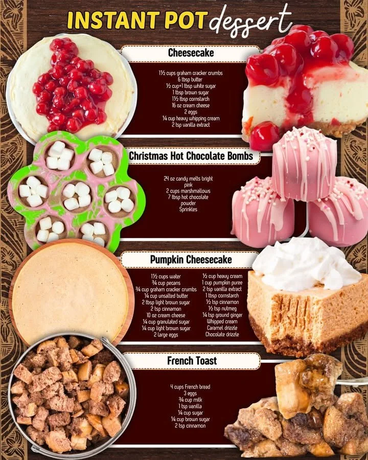 Delicious Instant Pot Cheesecake topped with fresh berries