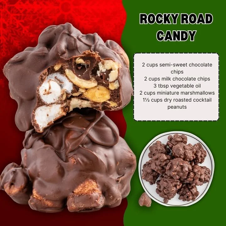 A selection of popular Christmas treats for holiday celebrations.