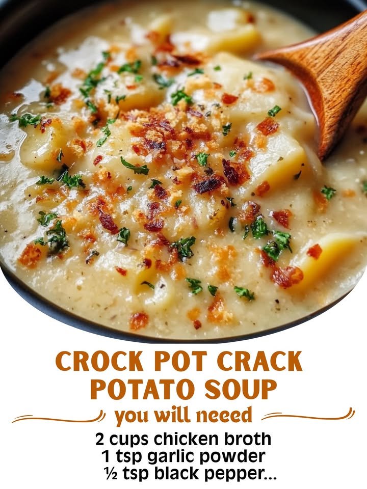 Crock Pot Crack Potato Soup