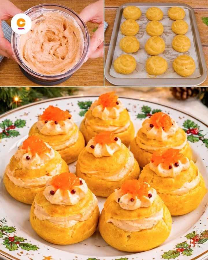 Creative selection of unique canapés for an event