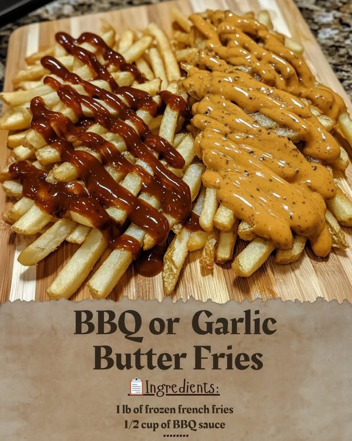 Team BBQ or Team Garlic Butter Fries