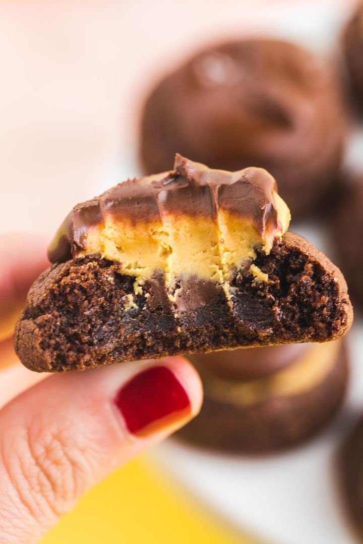 Buckeye Brownie Cookies