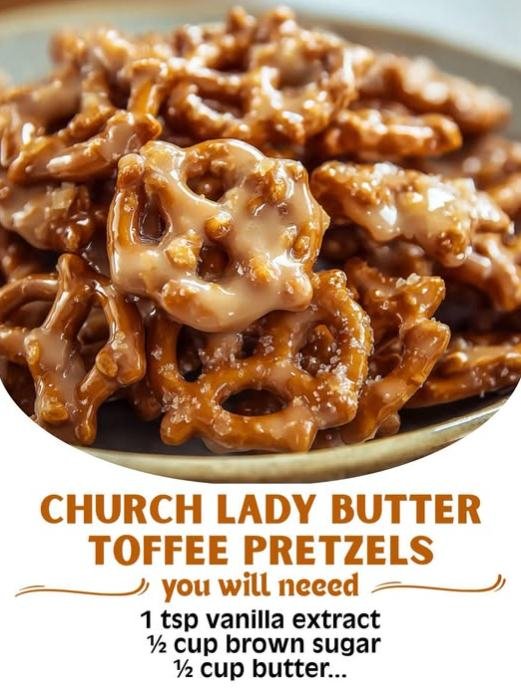 Church Lady Butter Toffee Pretzels