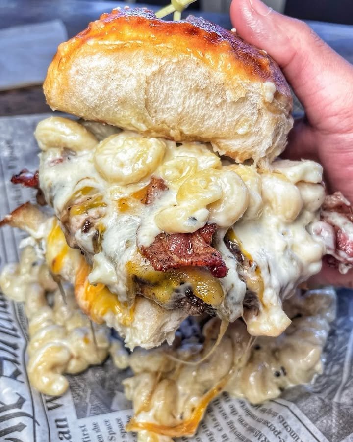 Be honest... how long would this burger last in front of you?