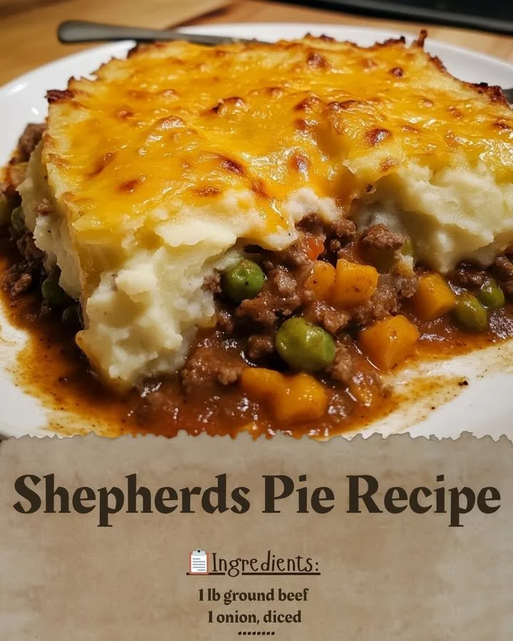 Delicious homemade Shepherd's Pie served in a bowl