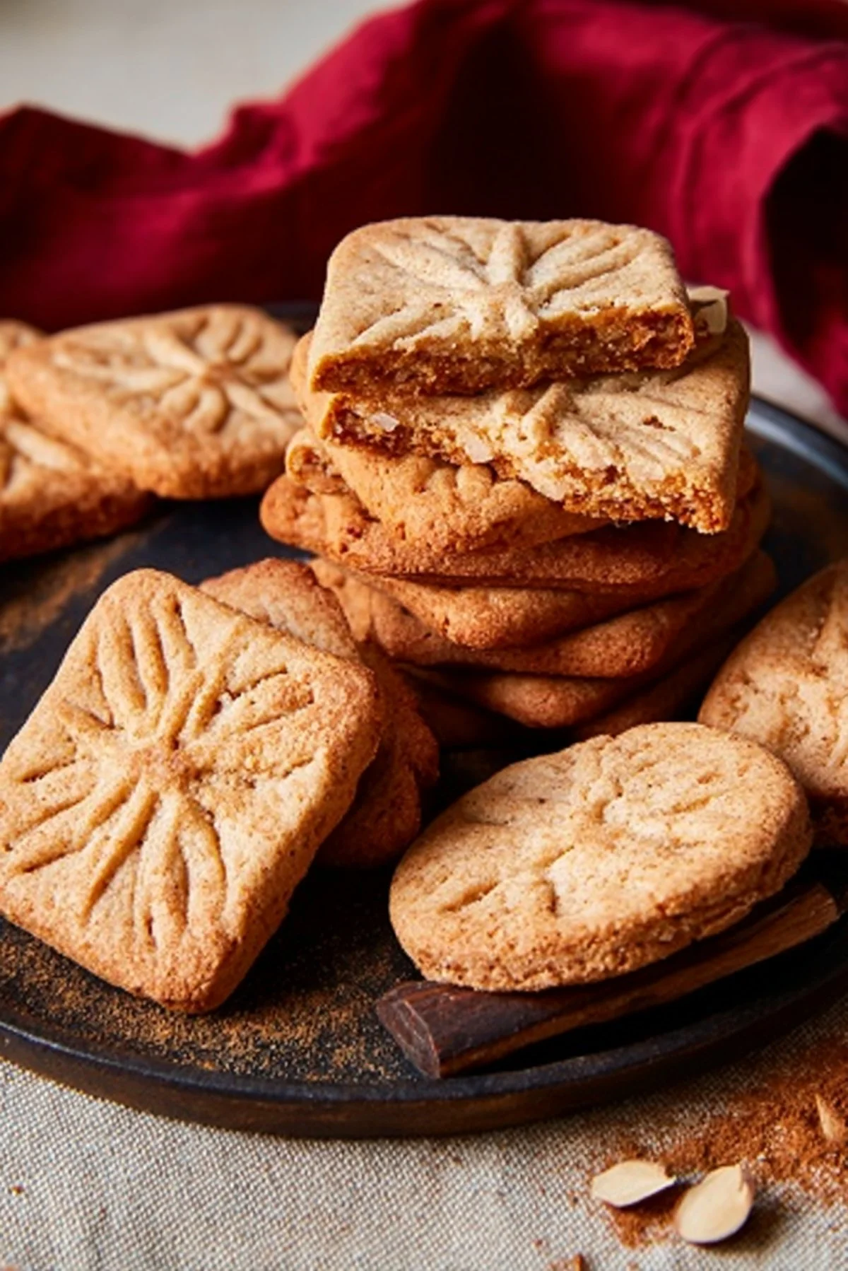 Delicious Speculoos Cookies with a crispy texture and rich spice flavor