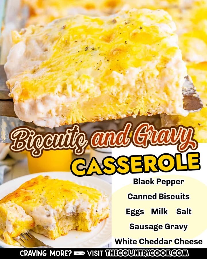 Biscuits and Gravy Casserole