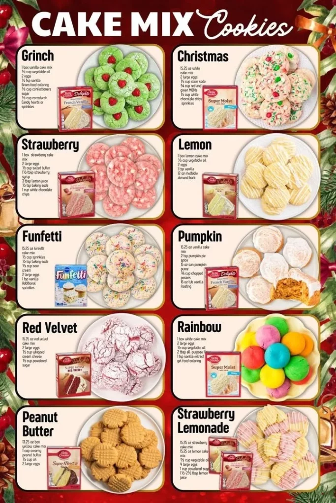 Delicious homemade cake mix cookies fresh out of the oven