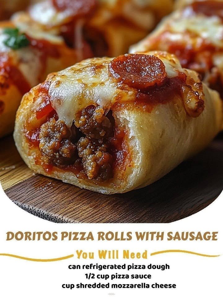 Doritos Pizza Rolls with Sausage