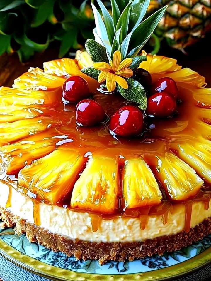 Tropical Pineapple Cheesecake