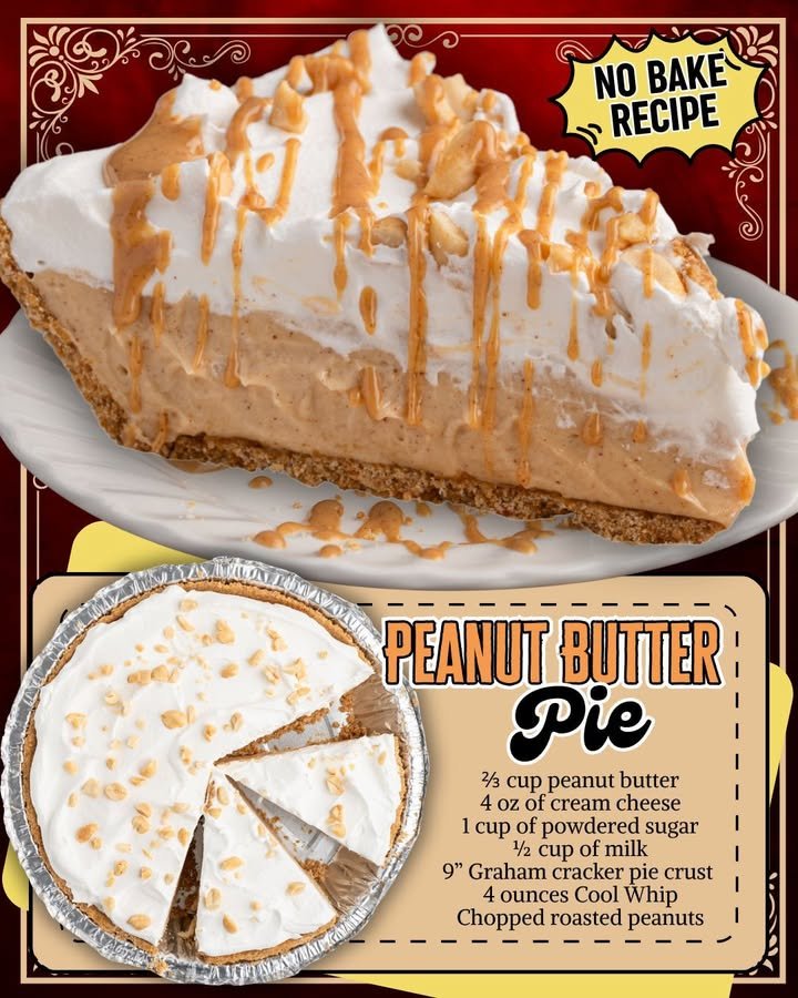 No-Bake Peanut Butter Pie